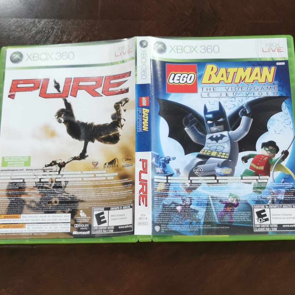 Pure/ Lego Batman bundle Xbox 360